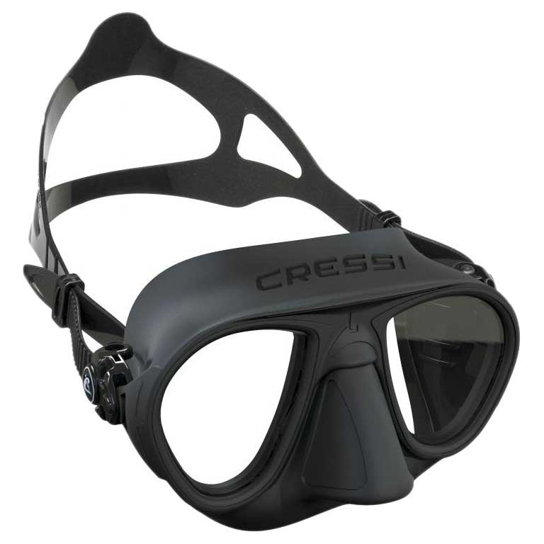 Cressi Calibro Spearfishing Mask Schwarz,Grau von Cressi