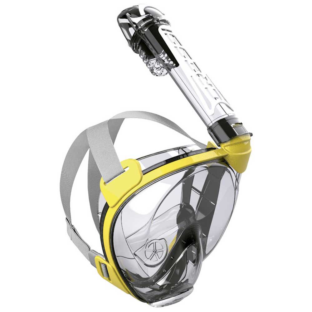 Cressi Duke Snorkeling Mask Gelb,Mehrfarbig M-L von Cressi