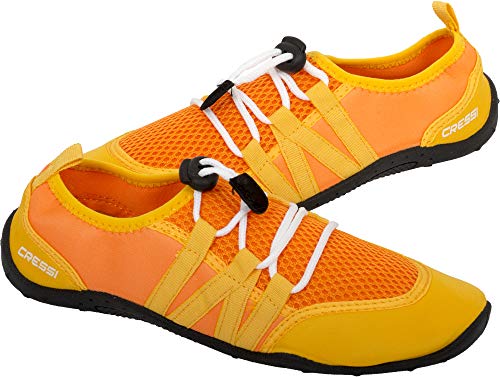 Cressi Elba Shoes - Erwachsene Wasserschuhe Unisex, Orange Gelb, 44 EU von Cressi