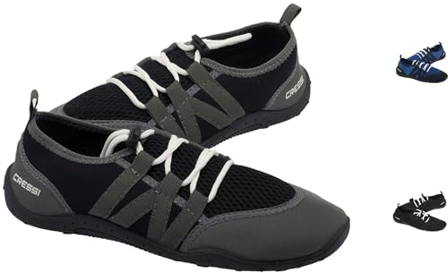 Cressi Elba Shoes - Erwachsene Wasserschuhe Unisex, Schwarz Grau, 40 EU von Cressi