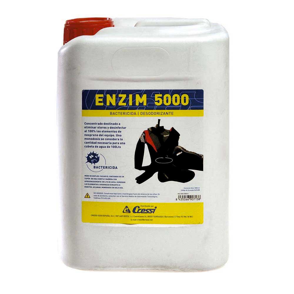 Cressi Enzim 5000 Enzymatic Deodorizer Cleaner Weiß von Cressi