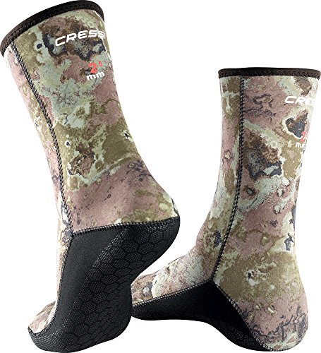 Cressi Erwachsene Socken Socks Camou Tracina, Camouflage, L, LX433203 von Cressi
