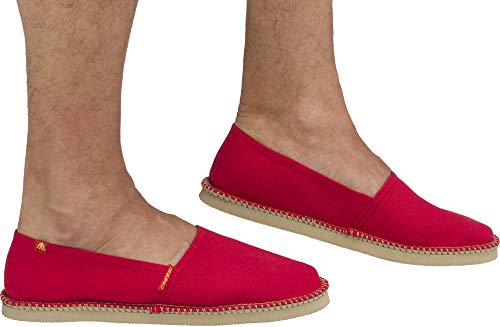 Cressi Espadrillas Valencia - Unisex Erwachsene Mehrzweck-Espadrilles, Rot, 45 von Cressi