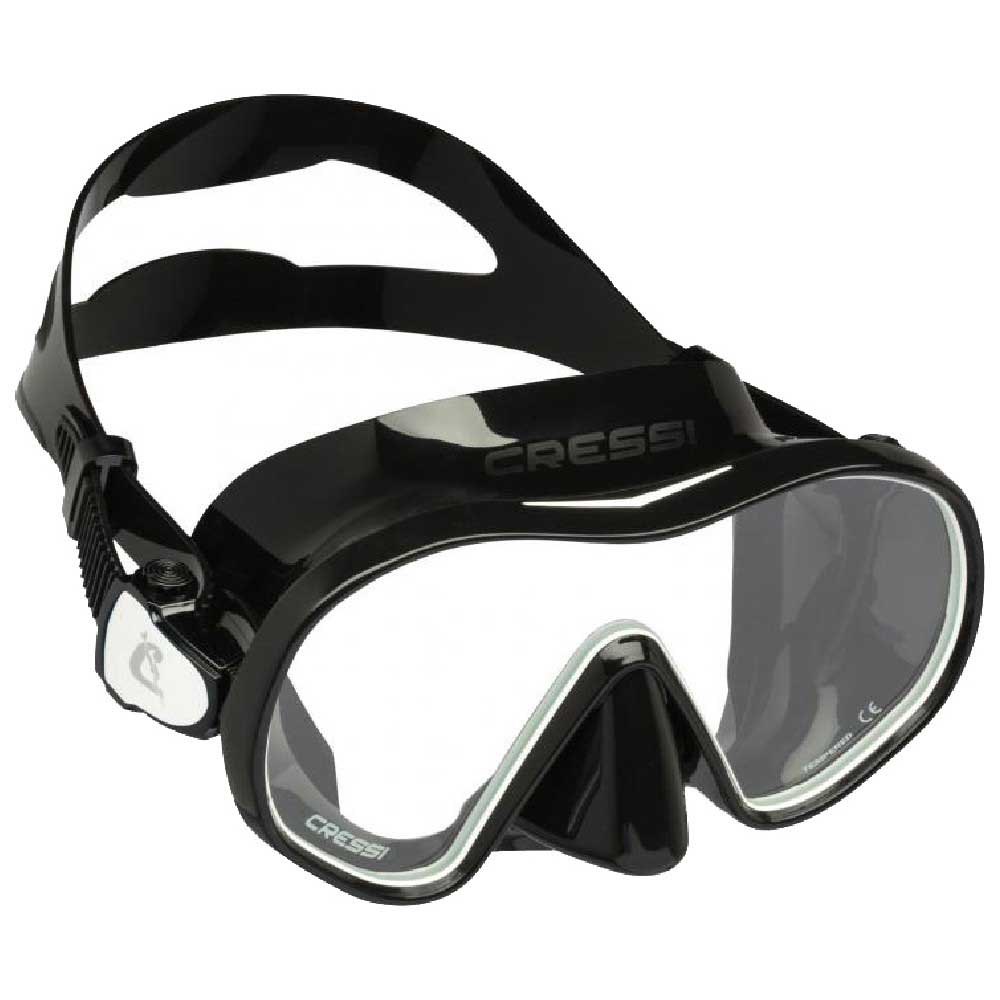 Cressi F Dual Diving Mask Schwarz von Cressi