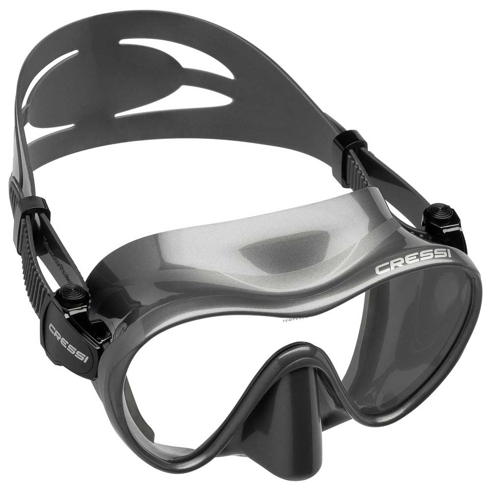 Cressi F1 Frameless Diving Mask Silber von Cressi