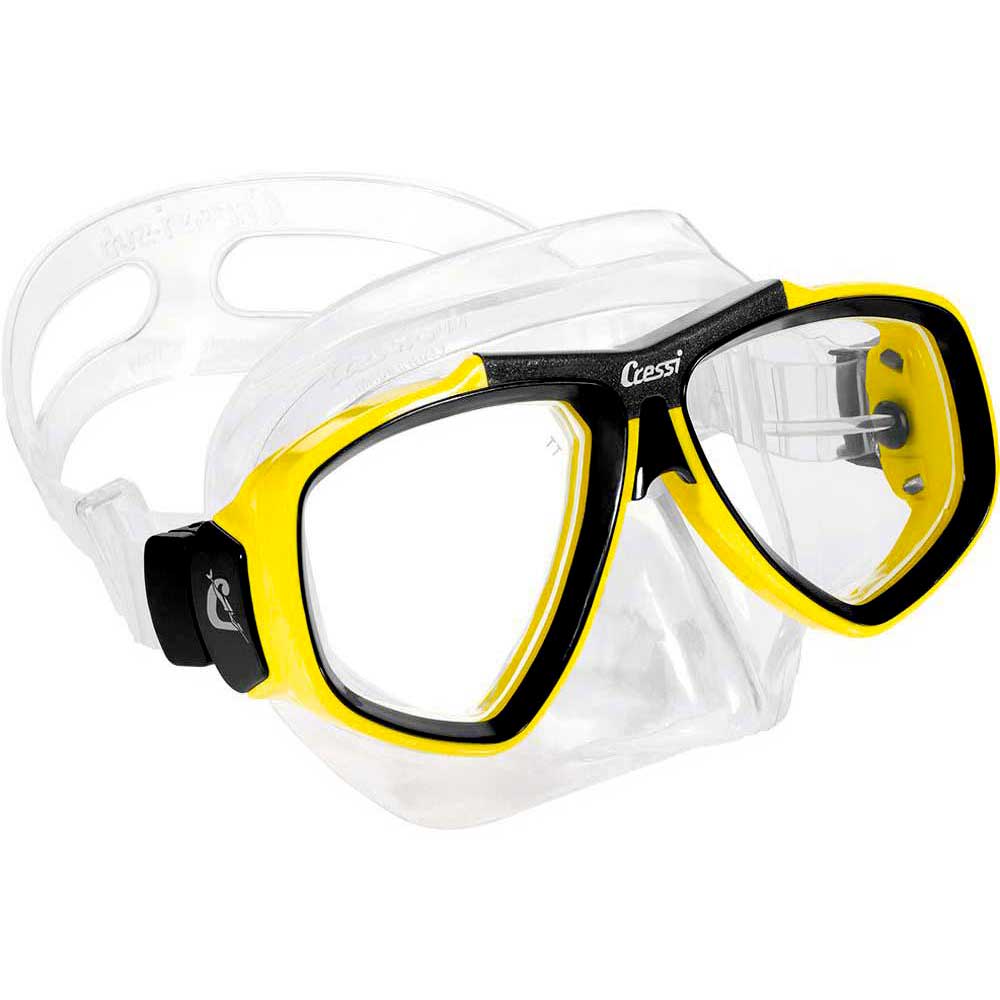 Cressi Focus Diving Mask Gelb,Schwarz von Cressi