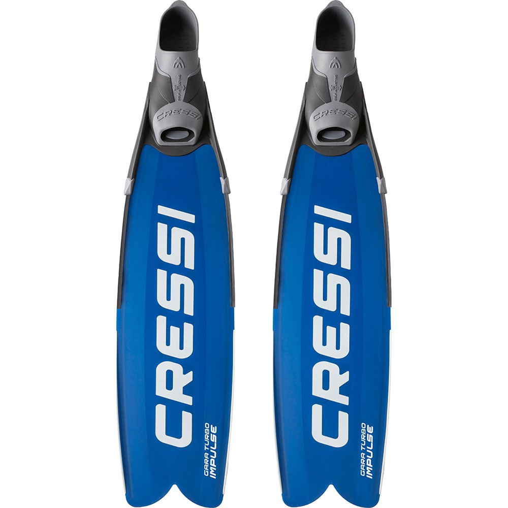 Cressi Gara Turbo Impulse Diving Fins Blau EU 44-45 von Cressi