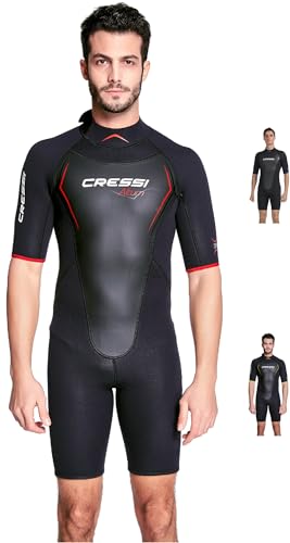 Cressi Altum Wetsuit Man 3mm - Shorty oder Einteiliger Neoprenanzug für Herren von Cressi