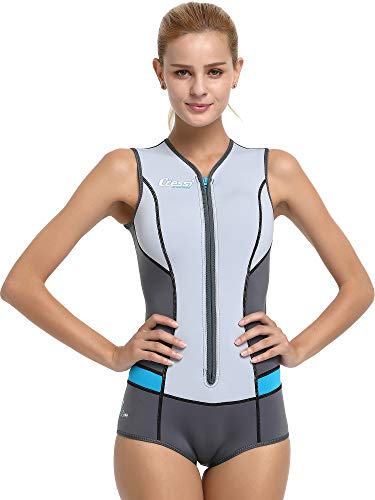 Cressi Idra Neoprene Swimsuit 2mm - Damen Swimming Wetsuit Neopren Badeanzug 2mm Neoprenanzug von Cressi