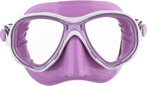 Cressi Marea Jr - Maske zum Tauchen und Schnorcheln, Flieder, Einheitsgröße, Kinder Unisex von CRESSI