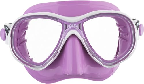 Cressi Marea Jr - Maske zum Tauchen und Schnorcheln, Flieder, Einheitsgröße, Kinder Unisex von Cressi