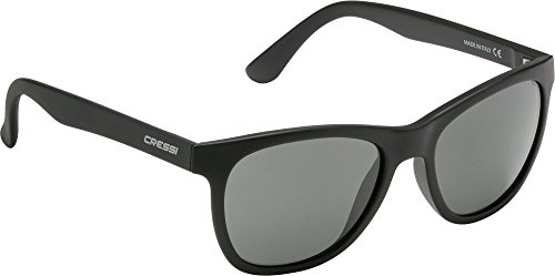 Cressi Karma Sonnenbrille, Mattschwarz/Linsen Grau, Uni von Cressi