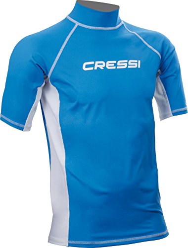 Cressi Kinder Rash Guard,Blau, M/3 (Herstellergröße:8-9 Jahre) von Cressi