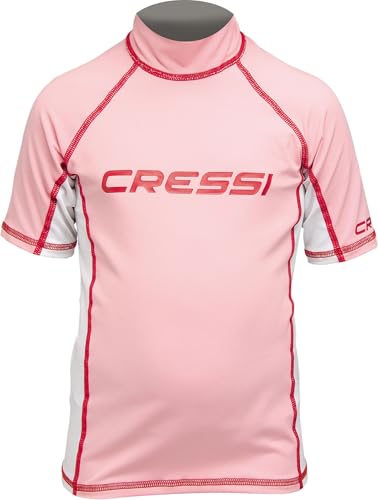 Cressi Kinder Rash Guard,Rosa, XL/5 (Herstellergröße:12-13 Jahre) von CRESSI