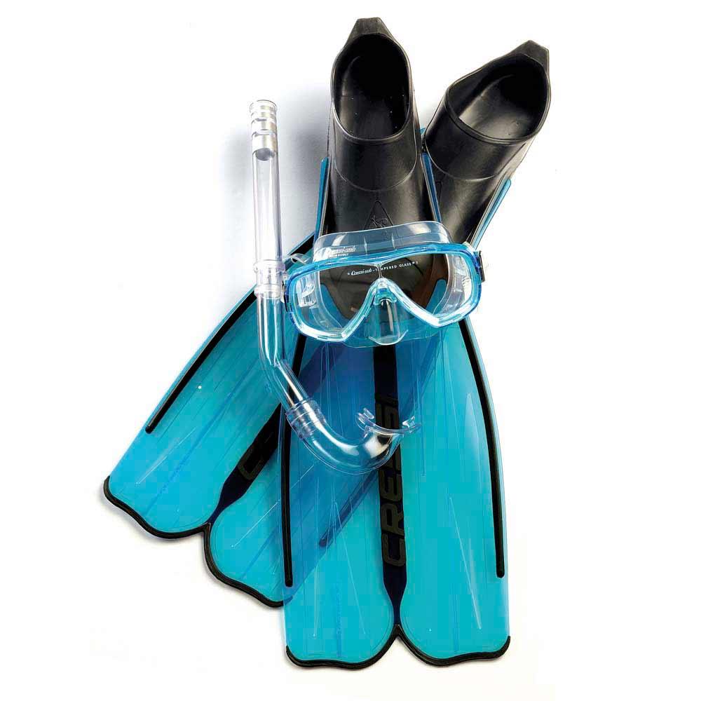 Cressi Rondinella Snorkel Kit Blau EU 47-48 von Cressi