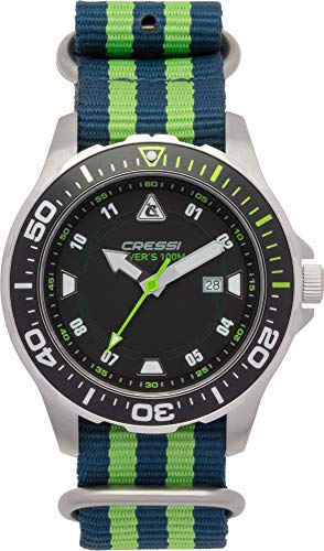 Cressi Manta Watch Colorama - Professionelle Taucheruhr, widerstandsfähig 100m/10 ATM von Cressi