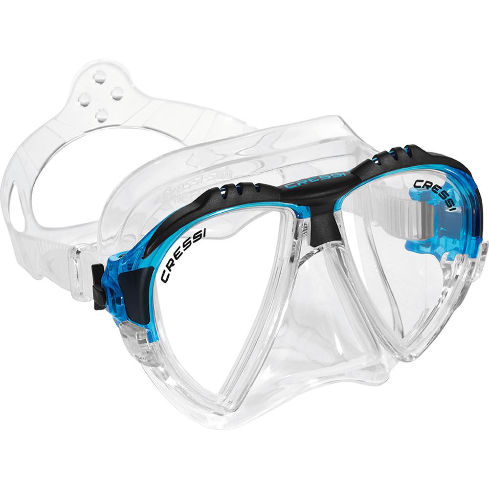 Cressi Matrix Diving Mask Durchsichtig,Blau von Cressi