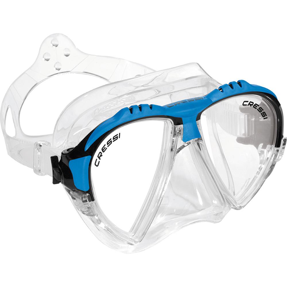 Cressi Matrix Diving Mask Durchsichtig,Blau von Cressi