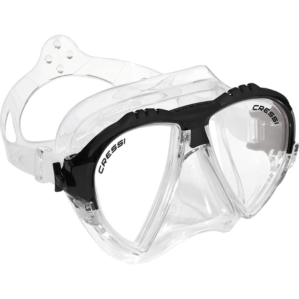 Cressi Matrix Diving Mask Durchsichtig,Schwarz von Cressi