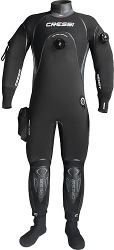 Cressi Men's Desert Man Dry Suit 4mm HD Trockenanzug, Schwarz/Grau, XXL/6 von CRESSI