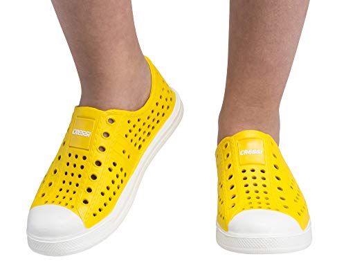 Cressi Pulpy Shoes Unisex Atmungsaktive Premium Wasserschuhe, Gelb/Weiß, 29 von Cressi