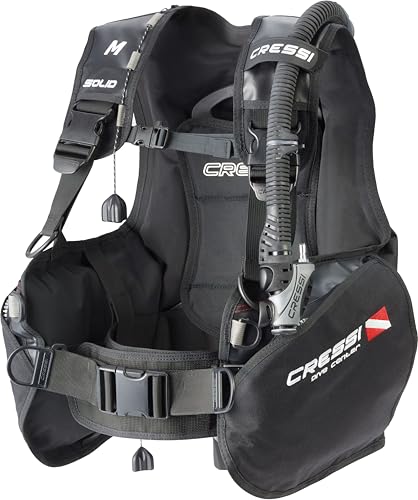 Cressi Solid Dive Center Edition Tauchjackets Gute Tarierung, Schwarz, XL von Cressi