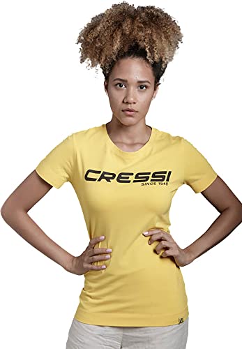 Cressi T-Shirt, Lady, Gelb Shwarz, L von Cressi