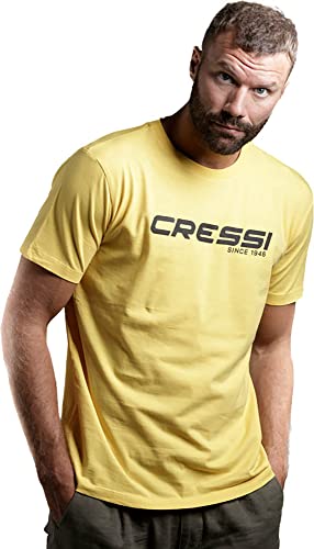 Cressi T-Shirt, Man, Gelb Shwarz, XXL von Cressi