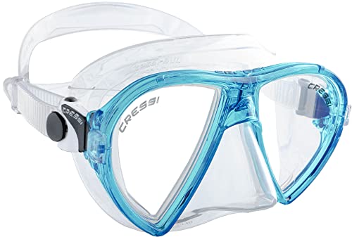 Cressi Ocean Mask - Schnorchelmaske Ocean, Transparent/Aquamarin, Einheitsgröße, Erwachsene Unisex von Cressi