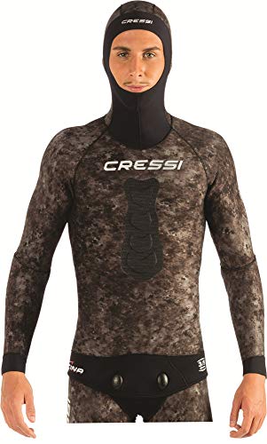 Cressi Tracina Jacket Apnoe-Tauchanzug, 7 mm, Mimetic, Größe XXL von Cressi