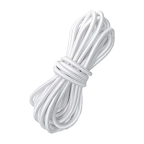 Cressi Unisex-Adult Bungee Cargo Rope White Kompatibel ISUPs, Weiß, 3 m von Cressi