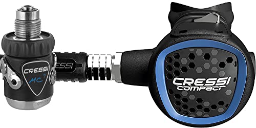 Cressi Unisex-Adult MC9/XS Compact Regulator Lungenautomaten, Blau, DIN von Cressi