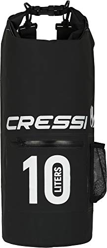 Cressi Dry Bag with Zip - Wasserdichte Taschen mit langem verstellbaren Schulterriemen - Für Tauchen, Bootfahren, Kajak, Angeln, Rafting, Schwimmen, Camping und Snowboarden von Cressi