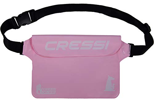 Cressi Unisex -Erwachsene Kangaroo Dry Pouch Wasserdichter Beutel, Hellrosa, One Size von Cressi