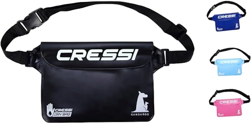 Cressi Unisex -Erwachsene Kangaroo Dry Pouch Wasserdichter Beutel, Schwarz, One Size von Cressi