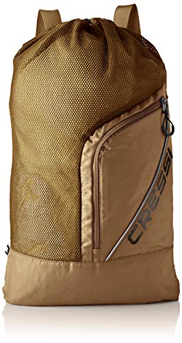 Cressi Unisex – Erwachsene Sumba Bag Sportrucksack mit Netz, Gold, Eine Eine Größe von Cressi