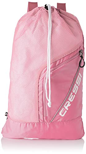 Cressi Unisex – Erwachsene Sumba Bag Sportrucksack mit Netz, Hellrosa, Eine Eine Größe von Cressi
