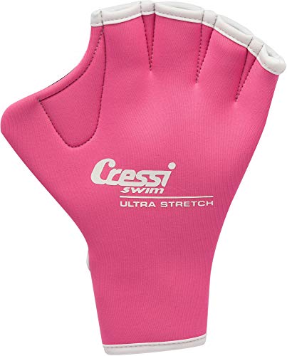 Cressi Unisex Erwachsene Swim Gloves Schwimmhandschuhe, Pink, Large von Cressi