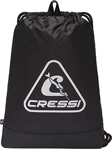 Cressi Unisex – Erwachsene Upolu Bag Sporttasche, Schwarz, 23x43 von Cressi
