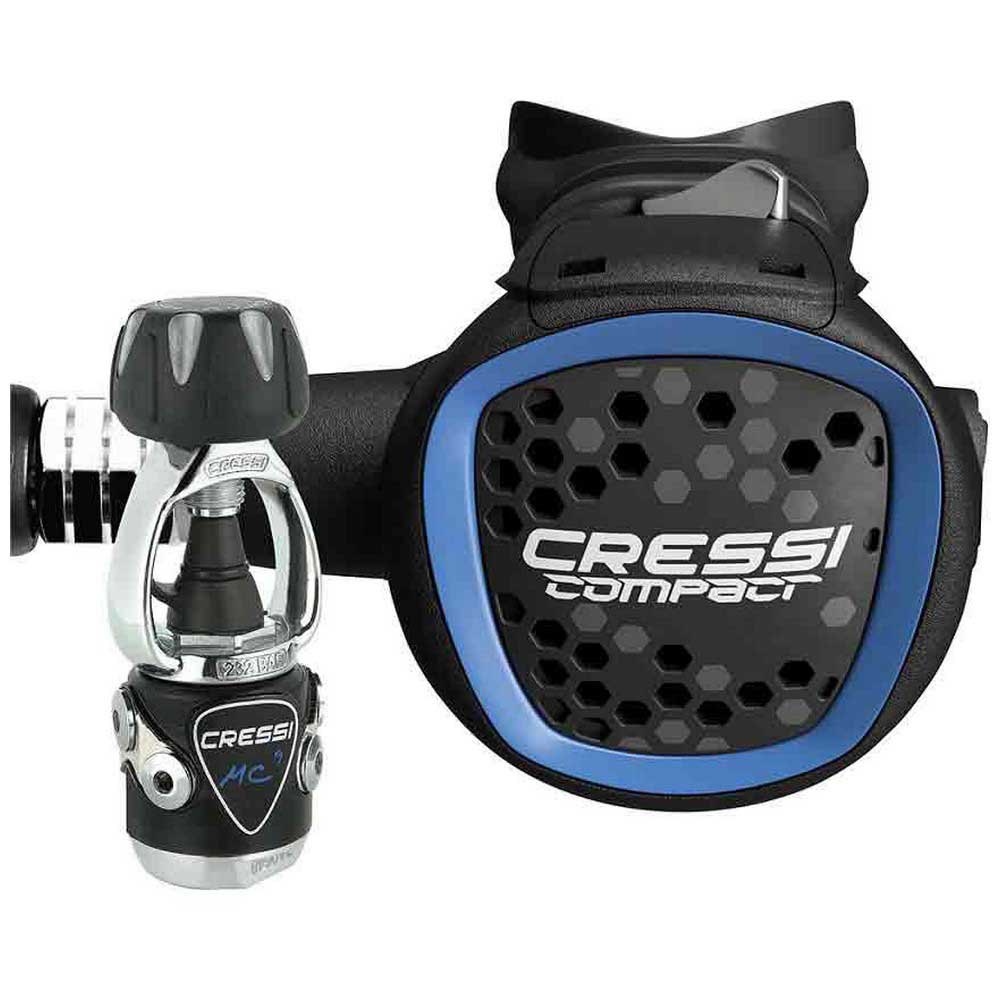 Cressi Xs Compact Mc9 Int Regulator Set Blau,Schwarz von Cressi