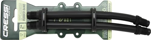 Cressi Zubehör Und Tauchausrüstung Standard Band, schwarz-schwarz, 170 mm von Cressi
