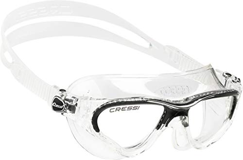 cressi Herren Swim Cobra Schwimmbrille, schwarz, one Size von Cressi