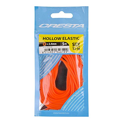 Cresta Hollow Elastic 2.4 mm 5 m Fluor Orange von Cresta