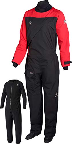 Crewsaver Unisex-Adult Outdoor Sport Wetsuit, Black/Red, L von Crewsaver