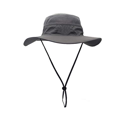 Croch Sonnenhut für Herren und Damen UV Schutz Atmungsaktiv Anglerhut zum Wandern Camping Reisen Angeln 60cm von Croch