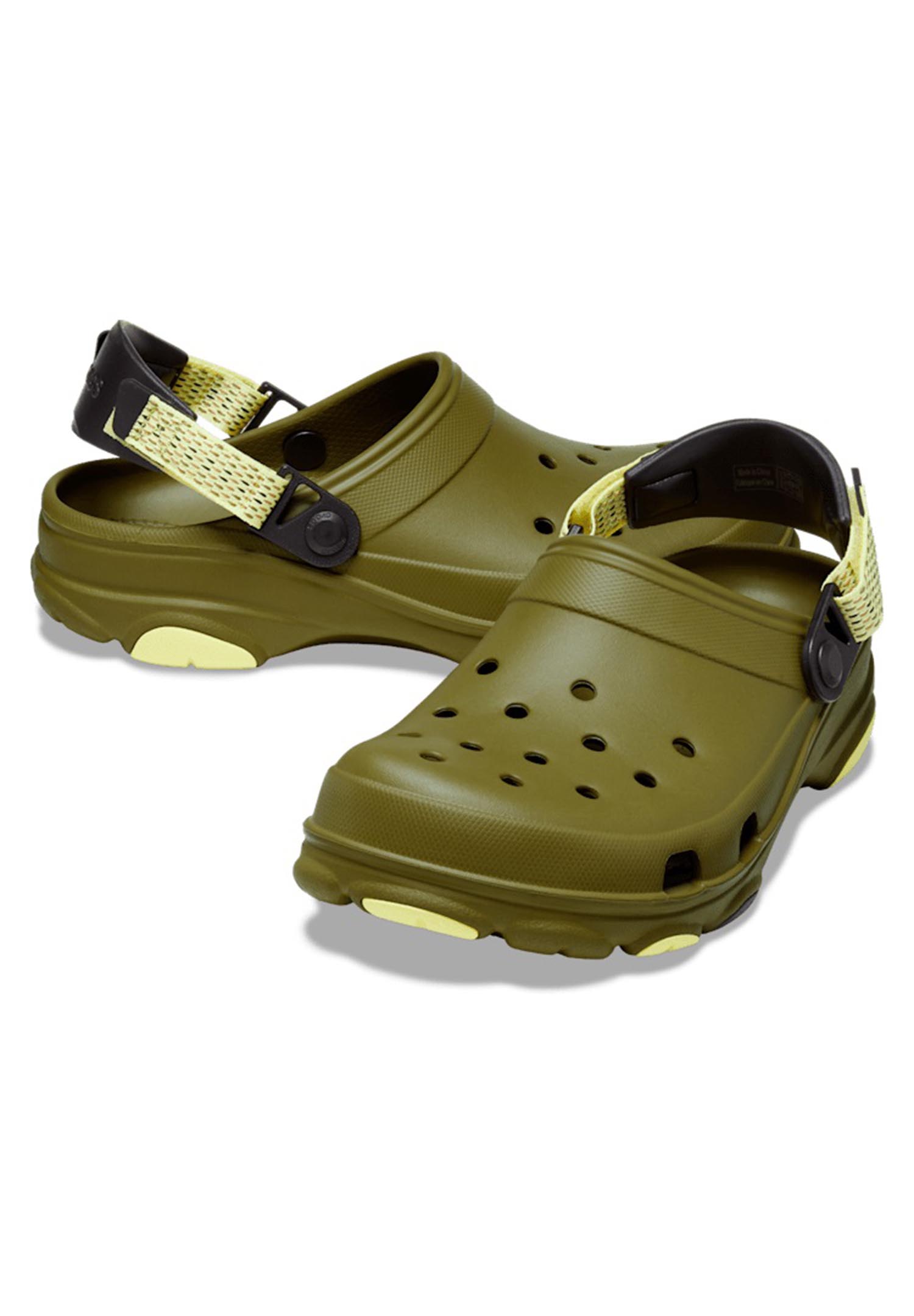 Crocs Classic All Terrain Clog Roomy Fit Unisex Sandale Hausschuh 206340 grün von Crocs