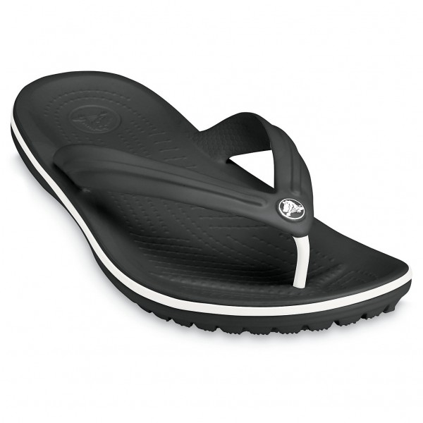Crocs - Crocband Flip - Sandalen Gr M13 schwarz/grau von Crocs