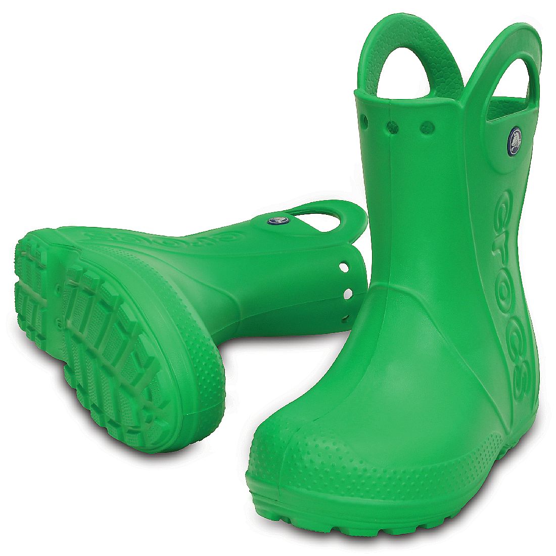 Crocs Handle It Rain Boot Kids Gummistiefel Regenstiefel Kinder 12803 grün von Crocs