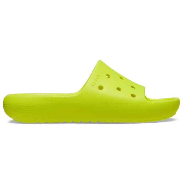 Crocs - Kid's Classic Slide V2 - Sandalen Gr J1 grün von Crocs