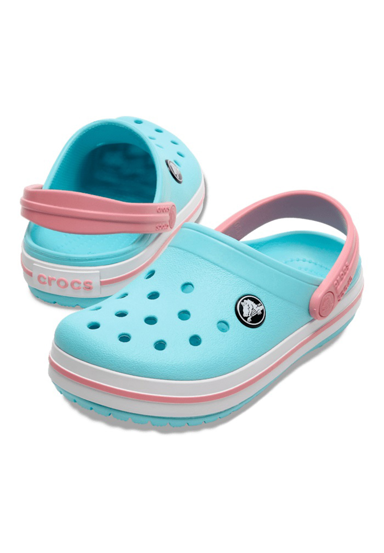 Crocs Kids Crocband Clog Unisex Kinder Schuhe Sandalen 207006 Türkis von Crocs